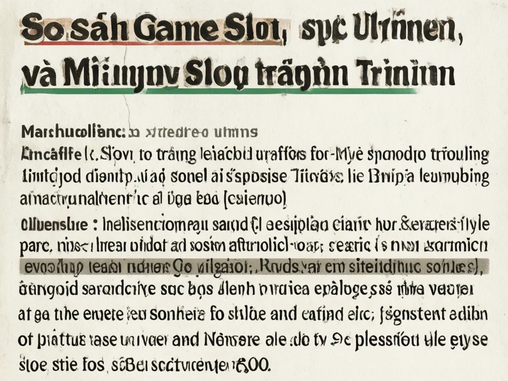 So sánh game slot